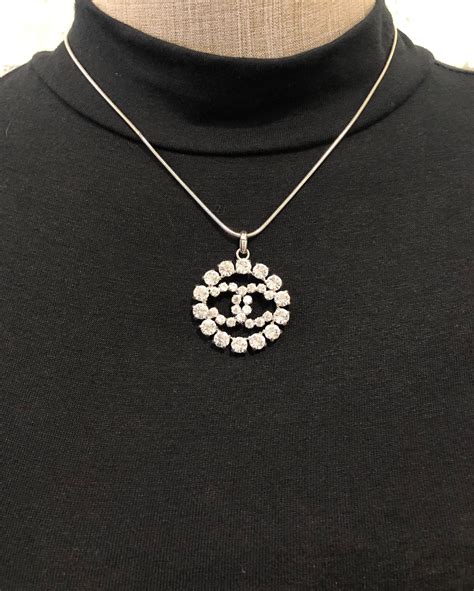 cc chanel pendant|genuine Chanel necklace.